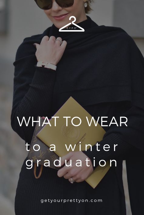 What to Wear to a Winter Graduation from Get Your Pretty On with Eileen Fisher #gypo #getyourprettyon #eileenfisher #sponsored Graduation Winter Outfit, Graduation Outfit Ideas Winter, Winter Graduation Outfit College, Fall Graduation Outfit, Graduation Outfit Winter, Graduation Gown Outfit, Winter Graduation Dress, Graduation Outfits For Mothers, Winter Graduation Outfit