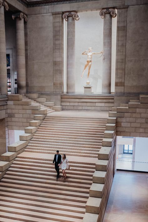 I will never get over the sheer beauty of this engagement shoot at the Philadelphia Museum of Art. @perennialfeels truly outdid herself capturing this special moment 🤍🕊️  - - #PAWeddingGuide #PAWedding #Love #Photography #Wedding #WeddingPhotography #Weddings #WeddingPhotographer #InstaWedding #WeddingInspo #WeddingSeason #PennsylvaniaWeddingPhotographer #Pennsylvania Philadelphia Museum Of Art Wedding, Philadelphia Engagement Shoot, Art Gallery Wedding Photos, Philly Art Museum, Philadelphia Engagement Photos, Philadelphia Art, Art Gallery Wedding, Philadelphia Museums, Philadelphia Museum Of Art