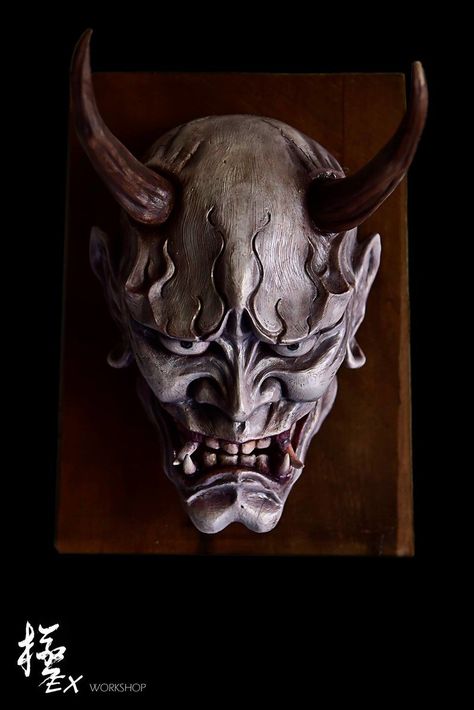 Asian Demon, Hannya Maske, Mascara Oni, Japanese Hannya Mask, Japanese Demon Mask, Japanese Mask Tattoo, Oni Tattoo, Ronin Samurai, Hannya Mask Tattoo