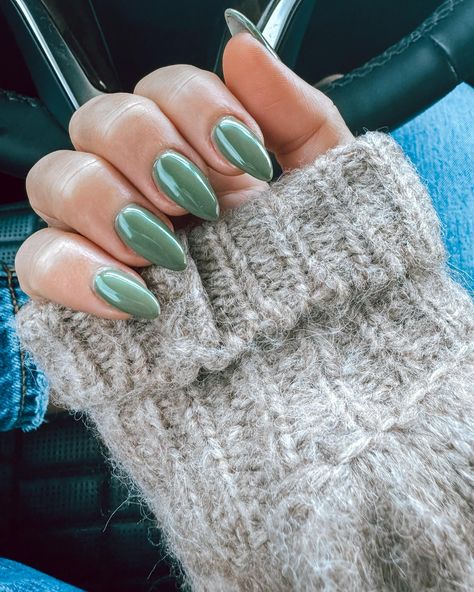 🍀💚 St Patties Nails 💚🍀 Color is “safari” over just a white base coat. Wanted a subtle/muted green to give “spring vibes” too! Love how they turned out! Tag me if ya do it 🫶🏼 🔍: nail inspo, St Patrick’s day nails, nail day, green nails Glam Squad, Base Coat, Spring Vibes, Green Nails, St Patrick’s Day, Nail Inspo, Nail Colors, Nails, Green