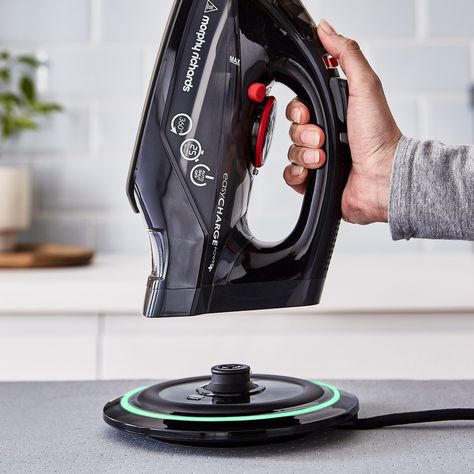 Say goodbye to tangled cords and hello to hassle-free ironing with our easyCHARGE 2400W Power+ Cordless Iron! 🌟 ⁠ ⁠ Experience the freedom of cordless convenience, powerful performance, and sleek design all in one...⁠ ⁠ Tap to shop 😀⁠ ⁠ #morphyrichards #loveyourmorphy #cordlessiron #ironing #iron #ironingpile #ironingclothes Cordless Iron, Morphy Richards, One Tap, Steam Iron, How To Iron Clothes, Insta Inspo, The Freedom, Animation Art, Say Goodbye