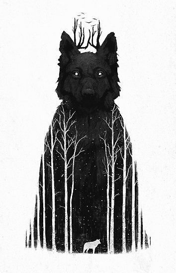 The Wolf King by Dan  Burgess Fenrir Tattoo, 동화 삽화, King Art, Wolf Tattoos, Art Et Illustration, A Wolf, Wolf Art, Arte Animal, Art And Illustration