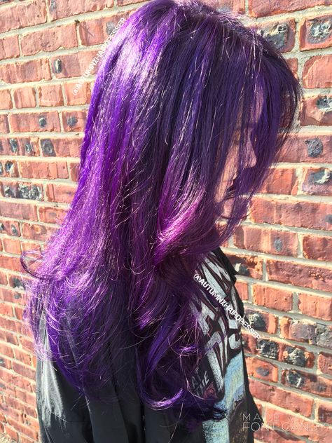 Purple balayage millburn ni njsalon purple hair olaplex Violet Curly Hair, Purple On Brown Hair, Purple Hair Ideas, Purple Balayage, Hair Shadow, Hair Inspiration Long, Purple Highlights, Colored Curly Hair, Beautiful Curly Hair