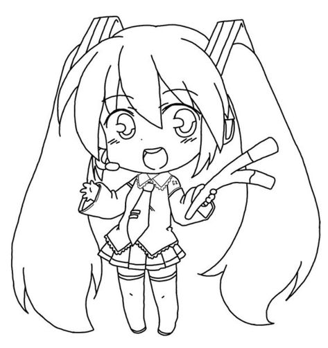 Chibi Coloring Pages | Free Printable Miku Art Draw, Cute Chibi Coloring Pages, Hatsune Miku Coloring Pages, Miku Lineart, Genshin Coloring Pages, Miku Coloring Pages, Miku Chibi, Chibi Coloring Pages, Dibujos Anime Chibi