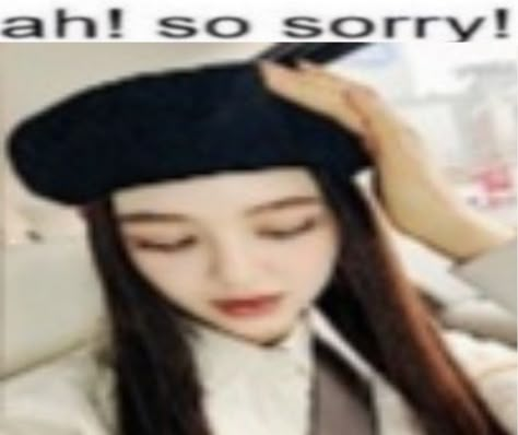 newjeans danielle new jeans meme memes kpop k-pop Funny Newjeans, Ah So Sorry, Minji Danielle, New Jeans Style, Silly Images, Memes Lol, Kpop Meme, So Sorry, Memes Kpop