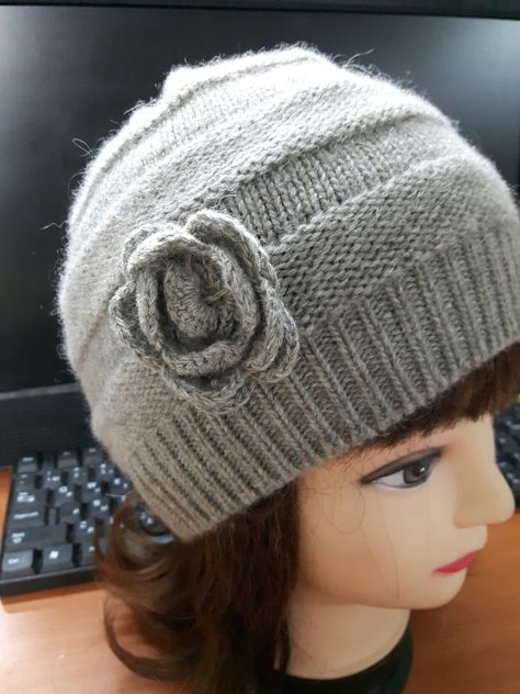 Grey yak wool cap Woolen Caps Woman, Woolen Cap, Wool Caps, Cap Design, Knitted Hats, Camel, Crochet Hats, Wool, Knitting