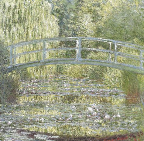 Claude Monet - The Water Lily Pond: Green Harmony at Musée d'Orsay Paris France Water Lily Pond Monet, Japanese Bridge, Claude Monet Water Lilies, Claude Monet Paintings, Water Lily Pond, Claude Monet Art, Monet Water Lilies, Monet Art, Mary Cassatt