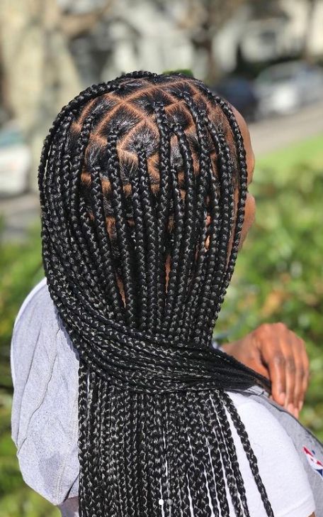 Black Kids Braids Hairstyles, Short Box Braids Hairstyles, Big Box Braids Hairstyles, Box Braids Hairstyles For Black Women, Braided Cornrow Hairstyles, Braids Hairstyles Pictures, Cute Box Braids Hairstyles, Pelo Afro, Protective Hairstyles Braids