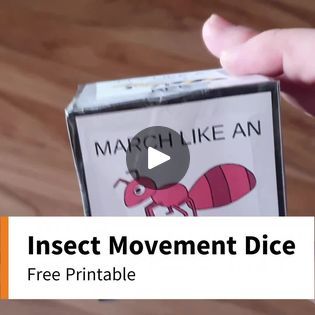 Insect movement dice - free printable

A fun gross motor game for kids to play this spring.
Roll the dice and act like these classic bugs and insects.... | By Taming Little MonstersFacebook Movement Dice, Roll The Dice, Spring Roll, Game For Kids, Gross Motor, Bugs And Insects, Games For Kids, Free Printable, Bugs