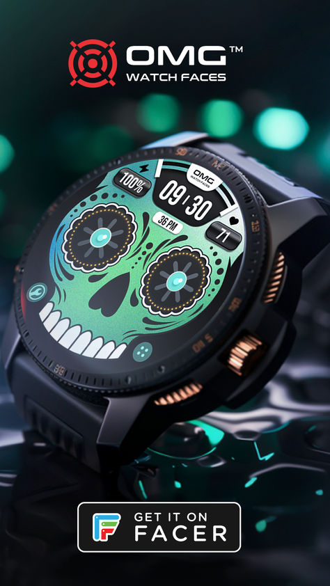 Introducing 'OMG - Day of the Dead' – a watch face that pays tribute to the rich and colorful traditions of Día de los Muertos. #DíadelosMuertos #DayoftheDead #Skull #WearOS #WearOSWatchFace #WatchFace #WatchFaces #Facer #Smartwatch #OMGWatchFaces #Wearable #Technology #Smartwatch #Tech #Device #Gadgets #Clockface #Time #Design #Samsung #PixelWatch #GooglePixelWatch #ZenWatch #Casio #Fossil #TicWatch Futuristic Watches, Halloween Watch, Power Level, Huawei Watch, Time Design, Wearable Technology, Watch Faces, Samsung Gear, Day Of The Dead