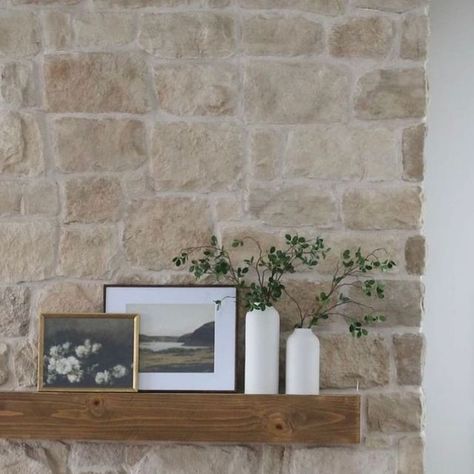 Creative Mines | Luxury Stone Veneer on Instagram: "Is it Fireplace Friday? It should be with all this snow everywhere. I want to curl up in front of this gorgeous Alpaca Orchard Limestone fireplace. So warm and inviting. #stoneveneer #masonry #fireplace #utah Repost @countrygirlhome" Limestone Fireplace Outdoor, Texas Limestone Fireplace, Traditional Mantle, Whitewash Stone Fireplace, Spec House, Tahoe Cabin, Fireplace Stone, Rustic Homes, Rock Walls