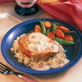 Creamy Ranch Pork Chops Rice Creamy Ranch Pork Chops, Quick Pork Chops, Pork Chops Rice, Packaged Salad, Pork Chops And Rice, Ranch Pork Chops, Ranch Chicken Recipes, Ranch Salad, Creamy Ranch