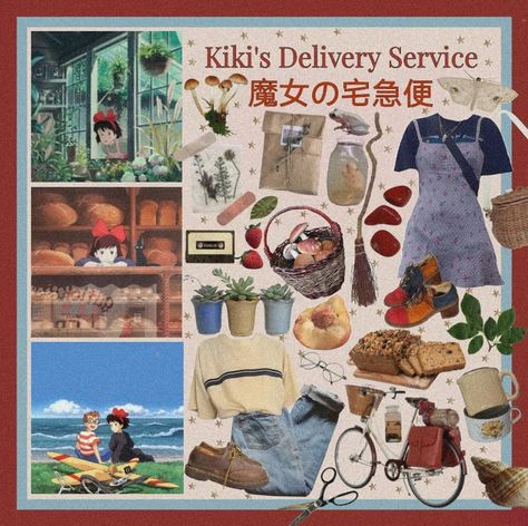 🪐🕸️🍁⚔️📜 on Instagram: “here's something new! ✨🌿 I absolutely love Ghibli Movies, but Kiki's Delivery Service is my all time favorite! 🍄🍂 do you like Studio Ghibli…” Studio Ghibli Clothes Aesthetic, Ghiblicore Aesthetic Outfit, Ghibli Aesthetic Clothes, Kiki's Delivery Service Outfit, Studio Ghibli Outfits Aesthetic, Ghiblicore Outfits, Studio Ghibli Outfits, Jazz Aesthetic Clothing, Studio Ghibli Fashion