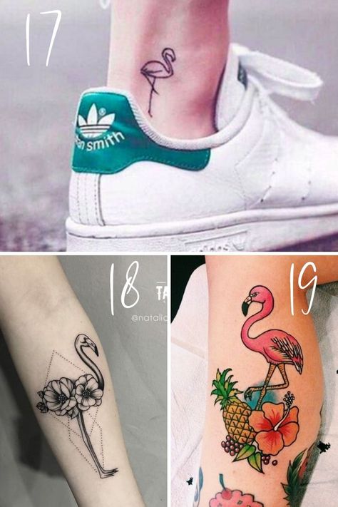 23 Fancy Flamingo Tattoo Ideas For Women - TattooGlee Two Flamingos Tattoo, Get Your Pink Back Flamingo Tattoo, Flamingo Tattoo Ideas, Dainty Flamingo Tattoo, Flamingo Tattoo Meaning, Small Flamingo Tattoo, Flamingo Tattoos For Women, Pink Flamingo Tattoo, Cj Tattoo