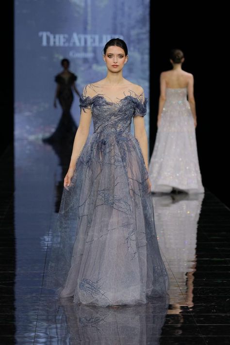 The Atelier Couture, Runway Bridal, Cocktail Dresses Black, Tie Fashion, Bridal Trends, Rabindranath Tagore, Gothic Design, The Atelier, 2023 Autumn