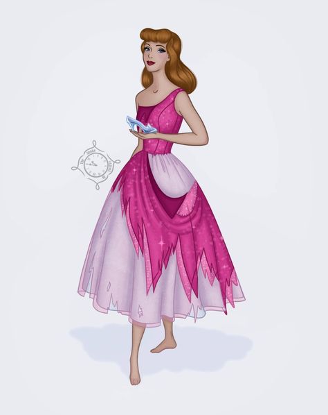 Alessio 👑 (@the_stroke_of_twelve) • Instagram photos and videos Cinderella Pink Dress, Anime Dresses, Cinderella Aesthetic, Cinderella Art, Cinderella Cosplay, Disney Wallpapers, Gif Disney, Disney Kingdom, Disney Princesses And Princes