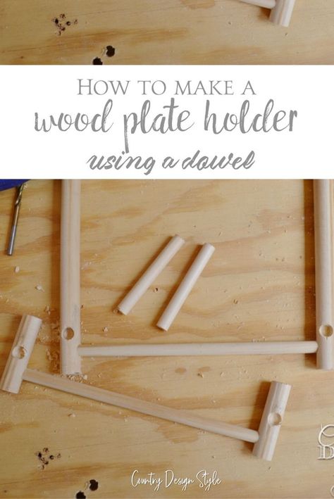 She Shed Ideas Interior, Platter Display, Plate Display Stands, Farmhouse Diy Projects, Paper Plate Holders, Diy Desktop, Wood Platter, Wood Plate, Diy Holder