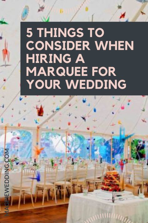 5 things to consider when hiring a marquee for your wedding #magpiewedding Wedding Ideas Marquee, Wedding Marquee Ideas, Wedding Marquee, Outside Catering, Marquee Hire, Eco Wedding, Wedding Styling, Marquee Wedding, Wedding Planning Advice