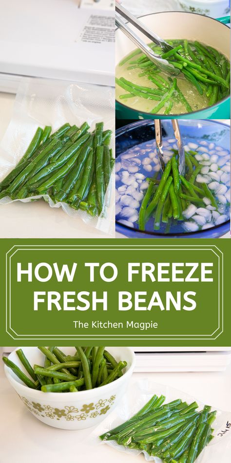 Cooking Frozen Green Beans, Freeze Beans, Air Fryer Recipes Appetizers, Blanching Green Beans, Pork Salad, Fresh Top, Freeze Greens, Frozen Green Beans, Bread Appetizers