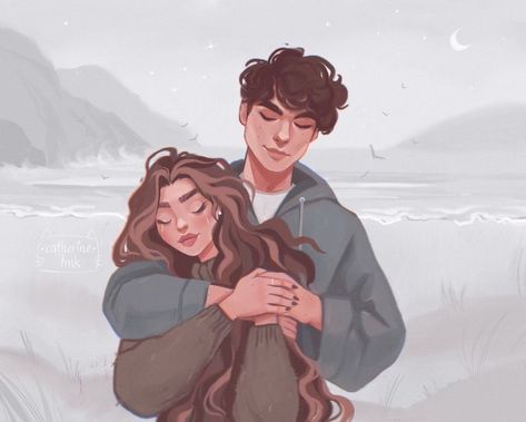 Marcus Flint Fanart, Hermione Granger Fanart, Theodore Nott, Drarry Fanart, Slytherin Aesthetic, Cartoon Girl Drawing, Family Illustration, Cute Love Images, Harry Potter Fan Art