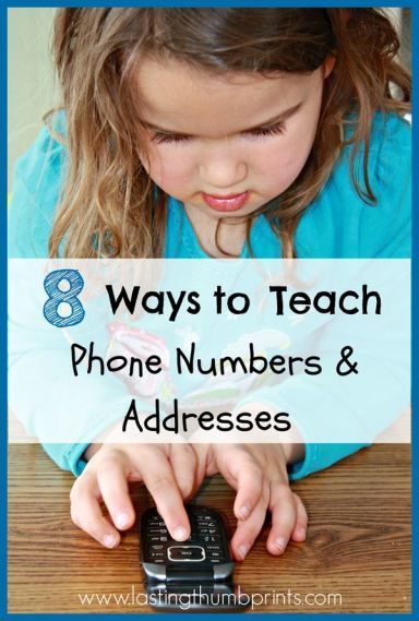 8 Ways to Teach Children Their Address and Phone Number Dress With Flounce, Apple Preschool, Rose Pink Dress, Homeschool Preschool, Childhood Education, Preschool Kids, Learning Tools, Preschool Kindergarten, Preschool Learning