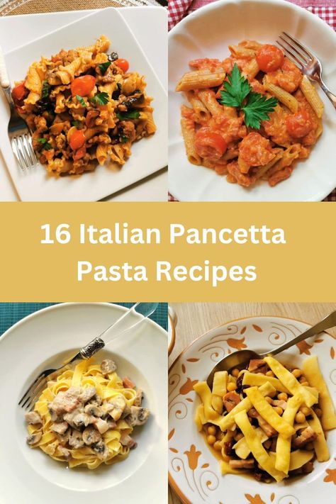 Pasta Recipes With Pancetta, Recipes Using Diced Pancetta, Pasta With Pancetta Creamy, Recipes Using Pancetta, Recipes With Pancetta, Pancetta Pasta Recipes, Purple Cauliflower Recipe, Pasta With Pancetta, Unique Pasta Dishes