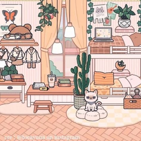 Cute Toca Boca Ideas, Toca Boca Backyard Ideas, Stuff To Decorate Your Room, Toca Boca House Ideas, Toca Aesthetic, Cute Dorm Ideas, Toca Boca House, Toca Boca Hair Salon, Toca Life World Aesthetic Pfp