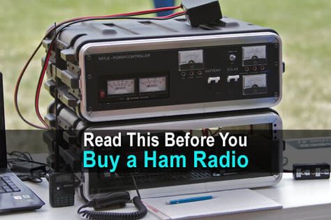 Read This Before You Buy a Ham Radio Ham Radio License, Ham Radio Equipment, Emergency Radio, Ham Radio Antenna, Hobbies For Men, Emergency Preparation, Urban Survival, Cb Radio, Radio Antenna