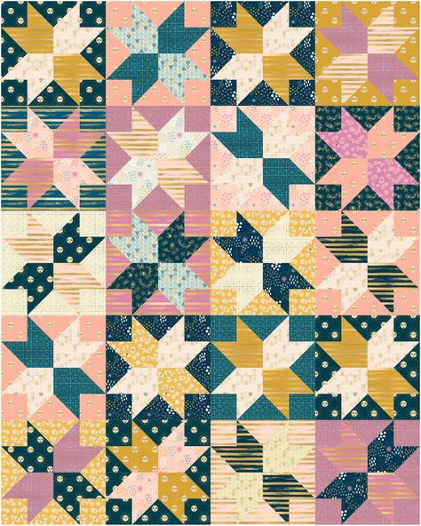 Moda Quilts, Square Quilts, Pretty Quilts, Moda Bake Shop, Spring Sewing, Quilt Layers, Flying Geese Quilt, Ruby Star Society, Charm Quilt