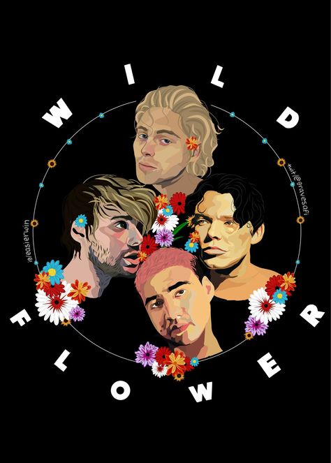 5sos Wildflower, 5sos Fan Art, 5sos Preferences, 5sos Wallpaper, 5sos Imagines, Red Tour, Five Seconds Of Summer, Michael Clifford, Calum Hood