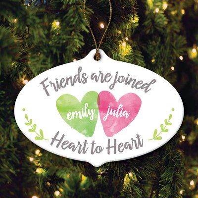 Irish Christmas, Candy Cane Christmas Tree, Heart To Heart, Gifts For Your Sister, Ornament Box, Two Friends, Three Friends, Christmas Shop, Christmas Ornament Sets