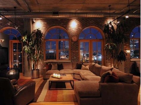 Apartment Big Windows, Heirs Of The Night, Couch Apartment, Nightmare Dressed Like A Daydream, Dressed Like A Daydream, Apartment City, Cozy Apartment Decor, Nyc Loft, Apartment Loft