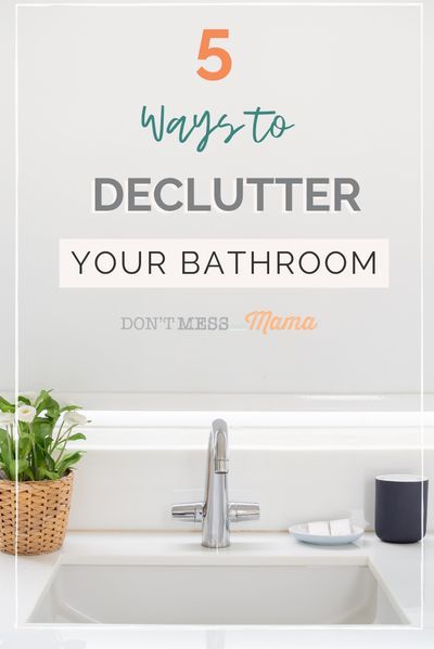 Bathroom Declutter, Vanity Closet, Declutter Bathroom, Organize Your Bathroom, Declutter And Organize, Decluttering Tips, How To Declutter, Getting Rid Of Clutter, Declutter Your Life