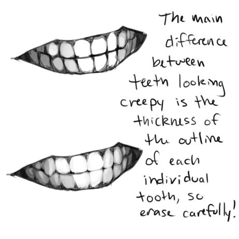 can you give me some tips on how to draw teeth ? - heyo Teeth Drawing, Mouth Drawing, 인물 드로잉, Anatomy Reference, Drawing Lessons, Anatomy Art, Art Tutorials Drawing, Digital Art Tutorial, Art Tips