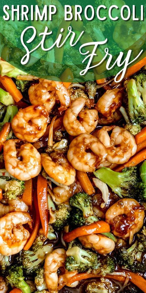 Sizzling Shrimp, Shrimp Broccoli Stir Fry, Broccoli And Carrots, Seasoned Shrimp, Stir Fry Shrimp Recipes, Easy Stir Fry Recipes, Shrimp And Vegetables, Shrimp And Broccoli, Juicy Shrimp