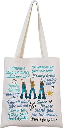 Mamma Mia Party, Greek Dancing, 21 Cards, Here I Go Again, Quote Tote, Soul Shine, Mama Mia, 17th Birthday, Black Clothing