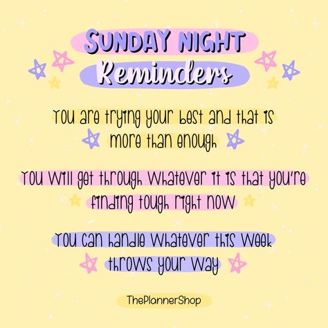 Sunday Night Self Care, Weekly Reminder Quote, Sunday Night Reminder Quotes, Sunday Night Quotes Inspiration, Sunday Reminder Quotes, Sunday Night Aesthetic, Sunday Night Quotes, Sunday Night Reminder, Emotion Journal