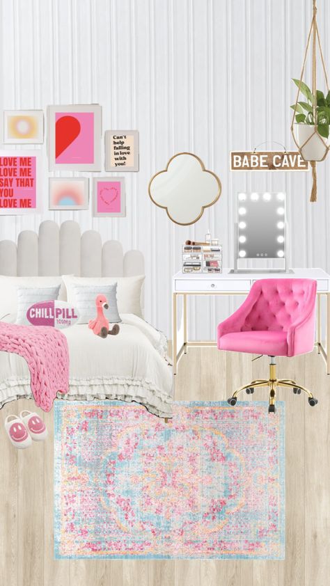 Comfy Room Ideas, Bedroom Preppy, Preppy Dorm Room Decor, Coastal Room Decor, Preppy Bedroom Decor, Dorm Room Styles, Girly Room Decor, Preppy Bedroom, Pink Preppy