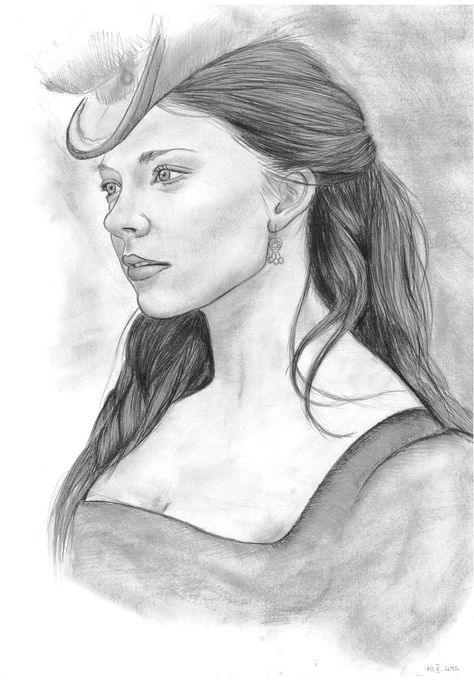 Anne Boleyn by Anetteee Anne Boleyn Drawing, Anne Boleyn Art, The Tudors Anne Boleyn, Tudors Anne Boleyn, The Tudors Tv Show, The Tudors, Concept Art Tutorial, Natalie Dormer, Anne Boleyn