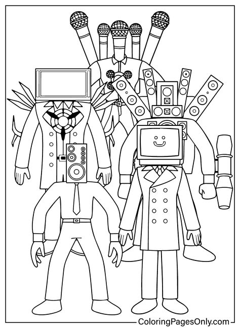 You can Download, Print and Share these Microphone Mecha Boss and Character in Skibidi Toilet Color Page for free. #microphonemechaboss #microphone #skibiditoilet #skibiditoiletcoloring #Coloringpagesonly #coloringpages #coloringpagesforkids #coloringpage #coloringsheets #coloringbook #freecoloringpages #color #coloring #paint #art #drawing #painting #pictures #images #sketch #trending #trends #pinterest #forkids #free #printable Skibidi Toilet Coloring Pages, Skibidi Toilet Drawing, Toilet Sketch, Powerpoint Background Free, Toilet Drawing, Avengers Coloring Pages, Avengers Coloring, Painting Pictures, Skibidi Toilet