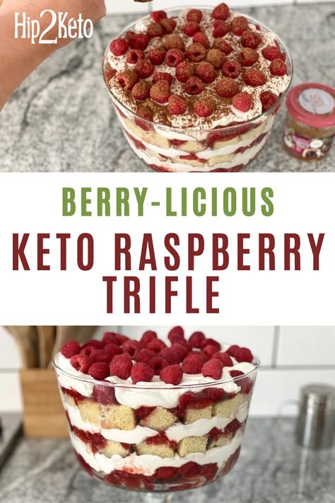 Keto Trifle, Keto Receipts, Keto Valentines, Raspberry Trifle, Keto Raspberry, Trifle Recipes, Special Dishes, Desserts Keto, Keto Diets