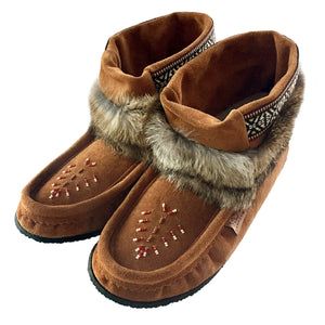 Women's Authentic Native American Moccasin Boots Canadian Handmade from Best Genuine Leather & Suede – Moccasins Canada Womens Moccasin Boots, Native Moccasins, Native American Boots, Native Boots, Native American Moccasins, Handmade Moccasins, Native American Clothing, Short Ankle Boots, Native American Style