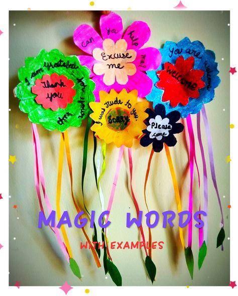 Moral Values For Kids Activities, Values Education, Moral Values, Online Study, Magic Words, Word Activities, Word Wall, Educational Activities, Primary School