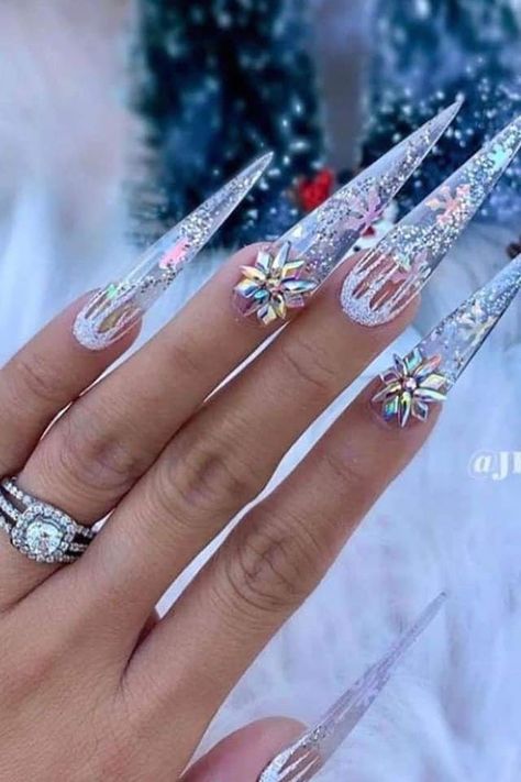 Christmas Nail Designs Acrylic, December Nails, January Nails, Peach Nails, Winter Nails Acrylic, Sweater Nails, Nails Winter, Snowflake Nails, Christmas Nails Acrylic