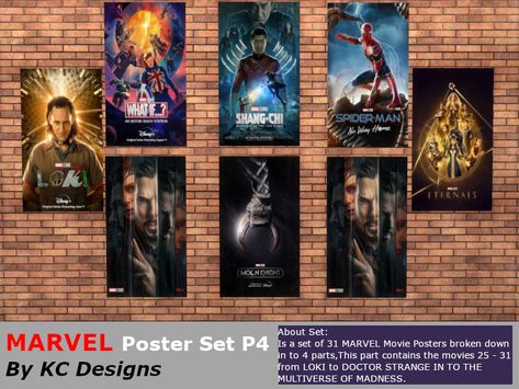 Sims 4 Cc Guardians Of The Galaxy, Sims 4 Marvel Decor, Sims 4 Cc Miles Morales, Sims 4 Movie Posters, Sims 4 Movie Posters Cc, Sims 4 Cc Marvel Decor, Sims 4 Cc Marvel, Sims 4 Cc Pictures Decoration, Movie Posters Decor