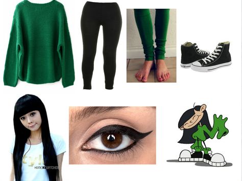 Kuki Sanban  outfit (numbuh 3 from Codename: Kids next door) Cartoon Network Party, Kuki Sanban, Numbuh 3, Codename Kids Next Door, Future Costume, Spirit Week Outfits, Kids Next Door, Everyday Cosplay, Casual Cosplay