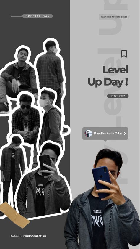 Happy Level Up Day Birthday, Happy Level Up Day, Birthday Typography, Trik Fotografi, Level Up, Special Day, Typography, Birthday, Quick Saves