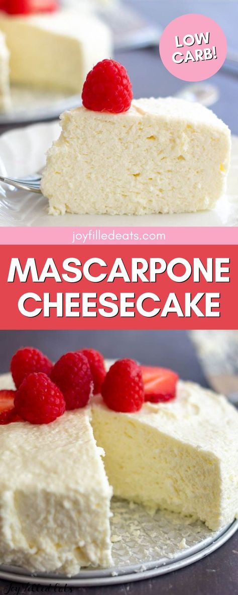 Keto Marscapone Cheesecake, Marscapone Recipes Easy, Marscapone Cheesecake Recipes, Marscapone Recipes Desserts, Gluten Free No Bake Cheesecake, Marscapone Recipes, Recipes With Mascarpone Cheese, Roll Desserts, Mascarpone Cheesecake