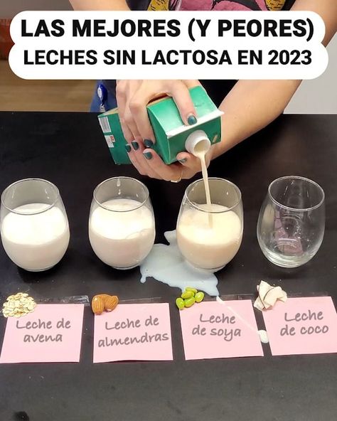 Las mejores (Y PEORES) leches sin lactosa en 2023 | ¿Crees que la leche sin lactosa es saludable? Puede sorprenderte saber que algunos de los ingredientes utilizados para hacer leche de origen vegetal... | By Gundry MD ES Gluten Free, Quick Saves