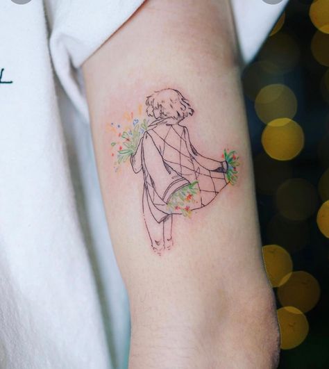 Howl's Moving Castle Tattoo, Tatuaje Studio Ghibli, Studio Ghibli Tattoo, Castle Tattoo, Ghibli Tattoo, Cute Little Tattoos, Cute Tiny Tattoos, Famous Artwork, Funny Tattoos